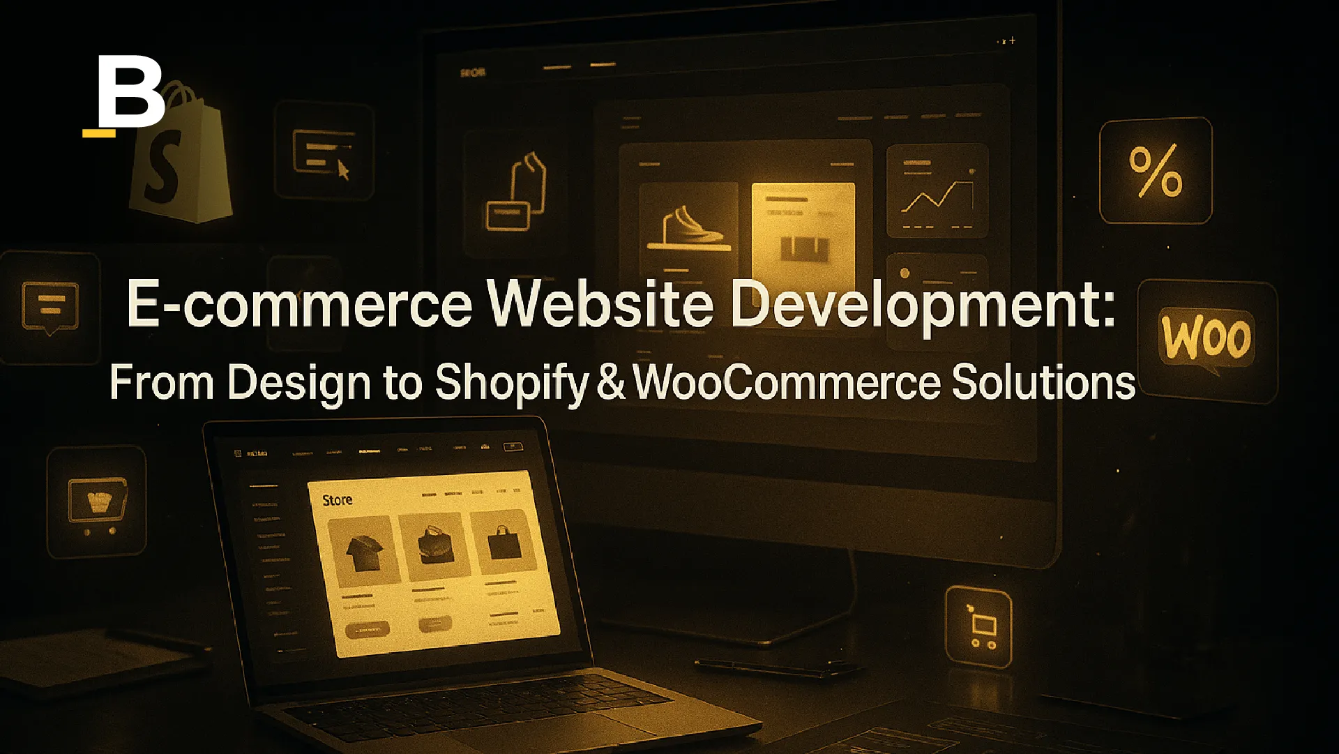 E-commerce Website Development: From Design to Shopify & WooCommerce Solutions